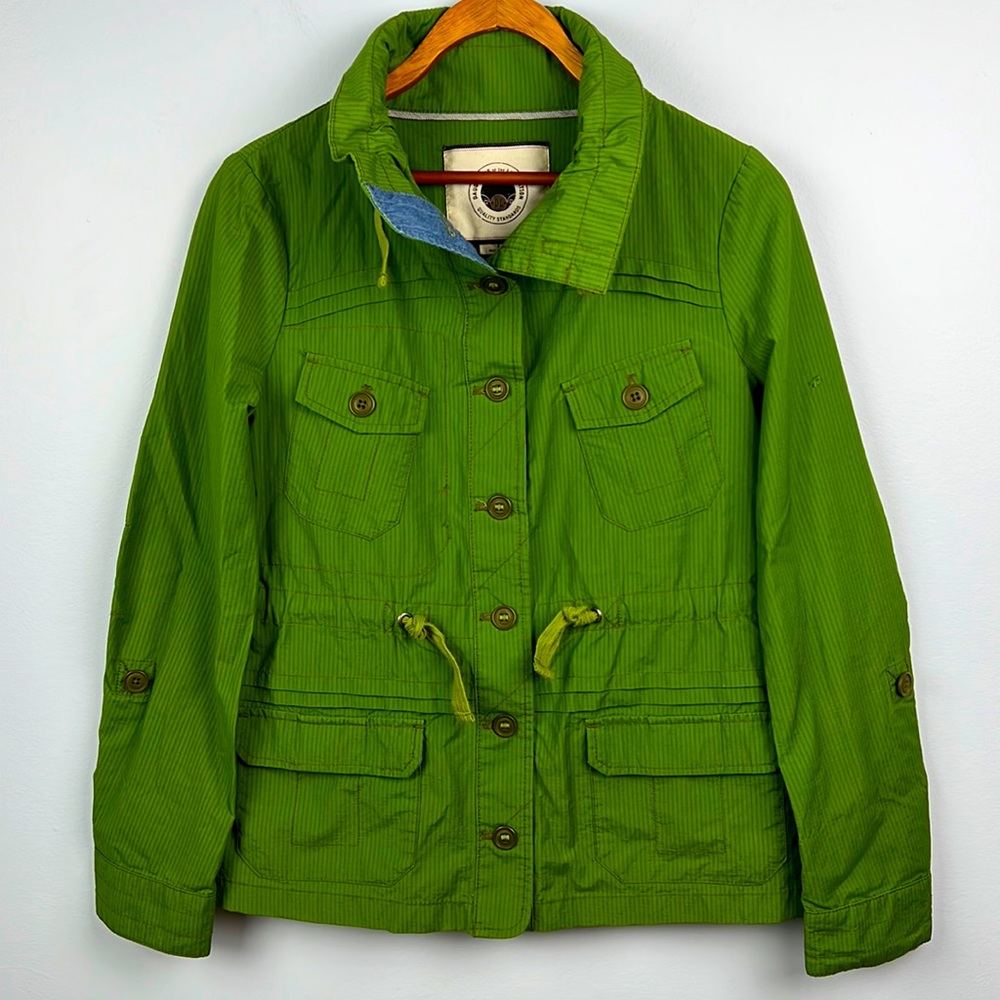 Daughters of the Liberation Anthropologie size 0 green utility field jacket